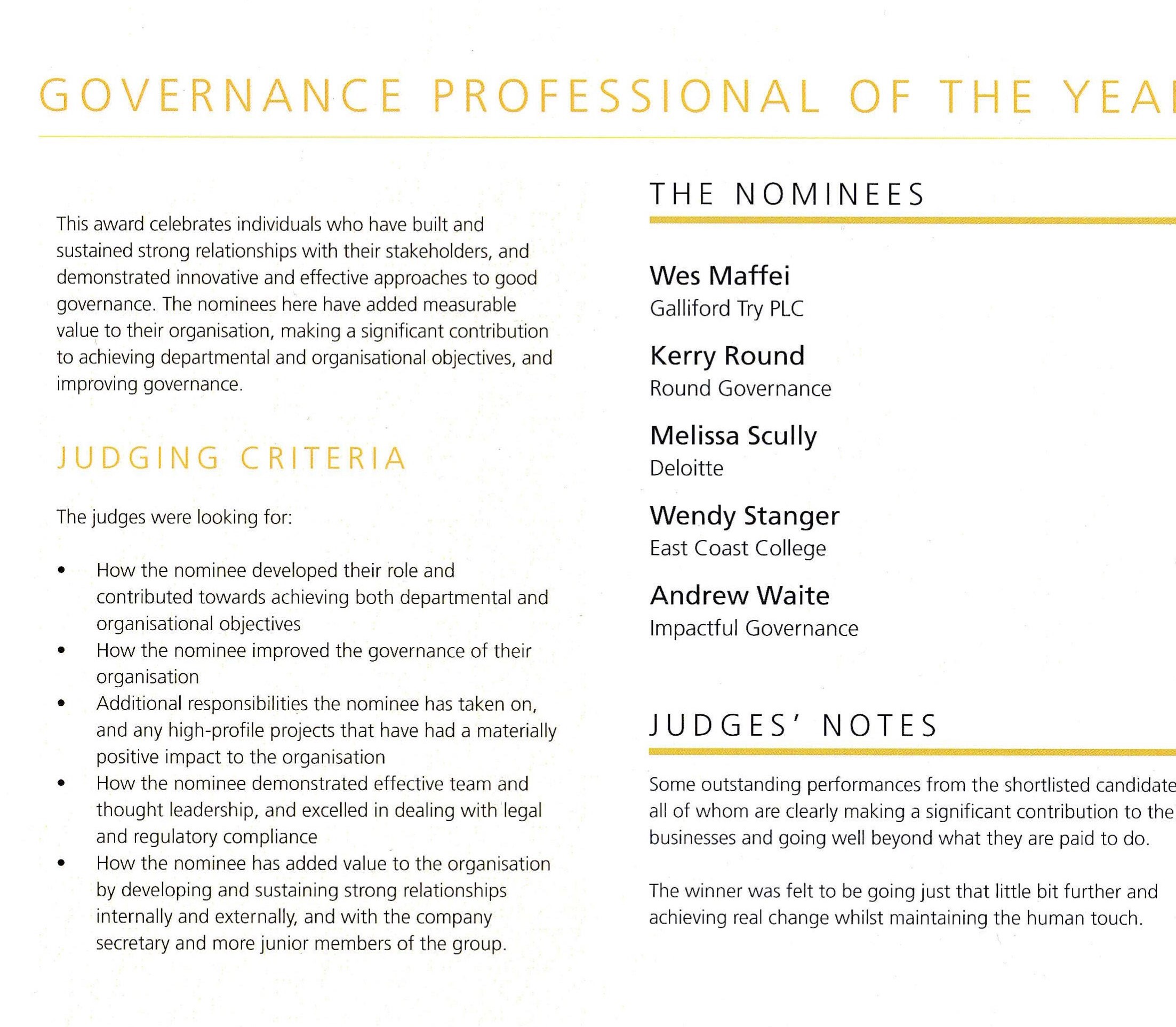 Professional of the Year 2019 - Page 1
